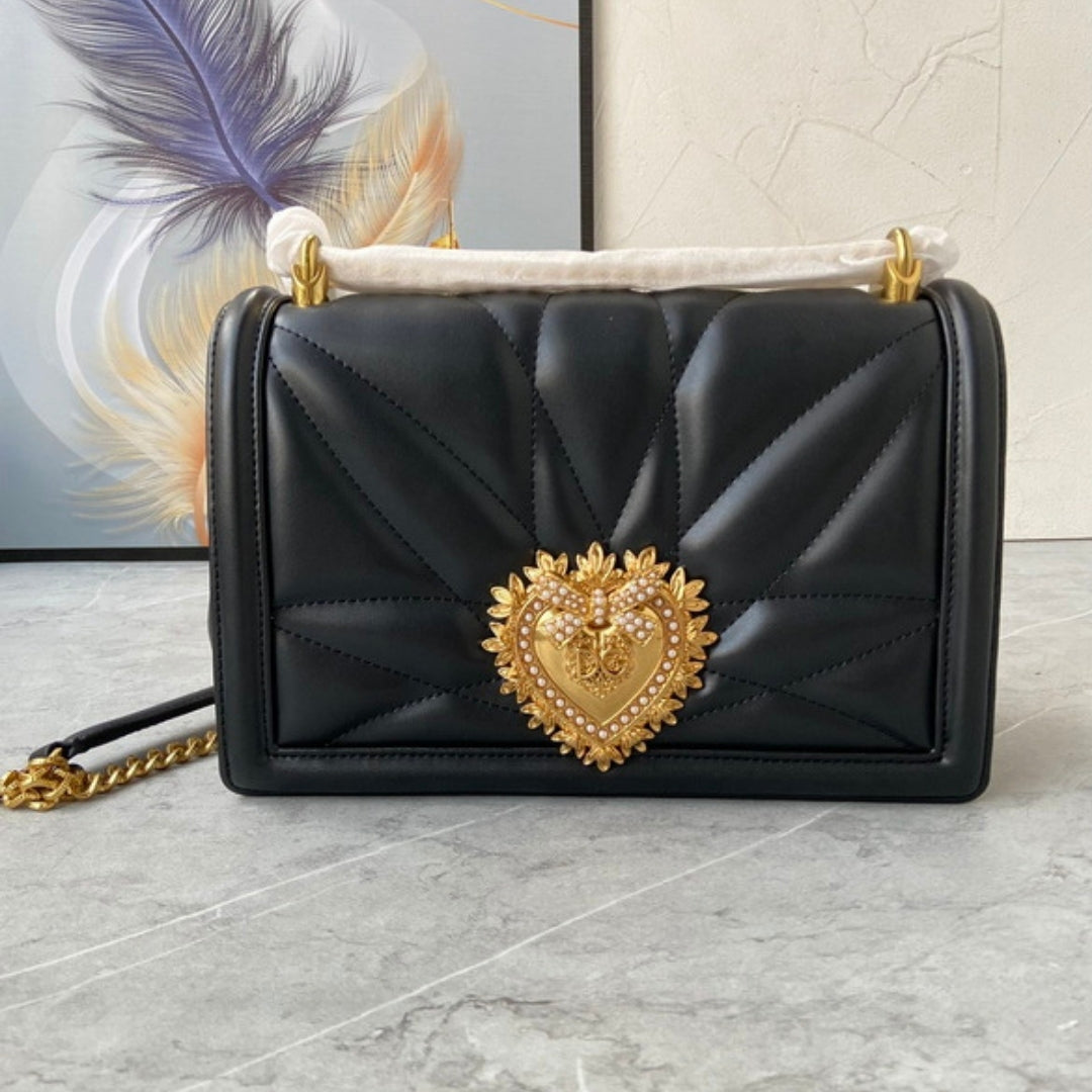 DG Devotion Small Black Bag 26cm