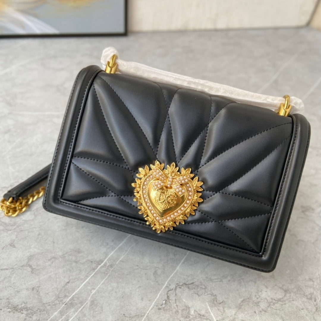 DG Devotion Small Black Bag 26cm