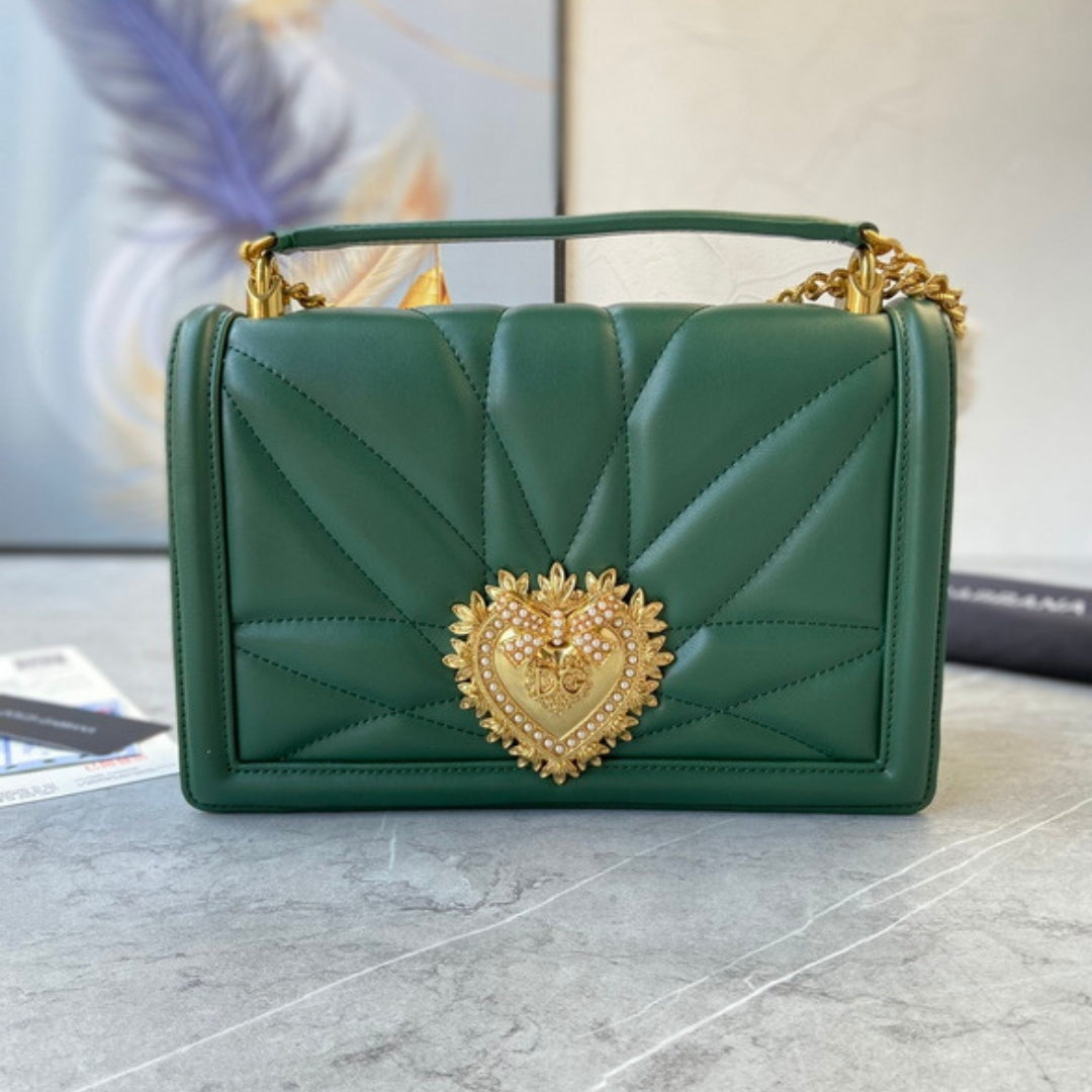 DG Devotion Small Green Bag 26cm