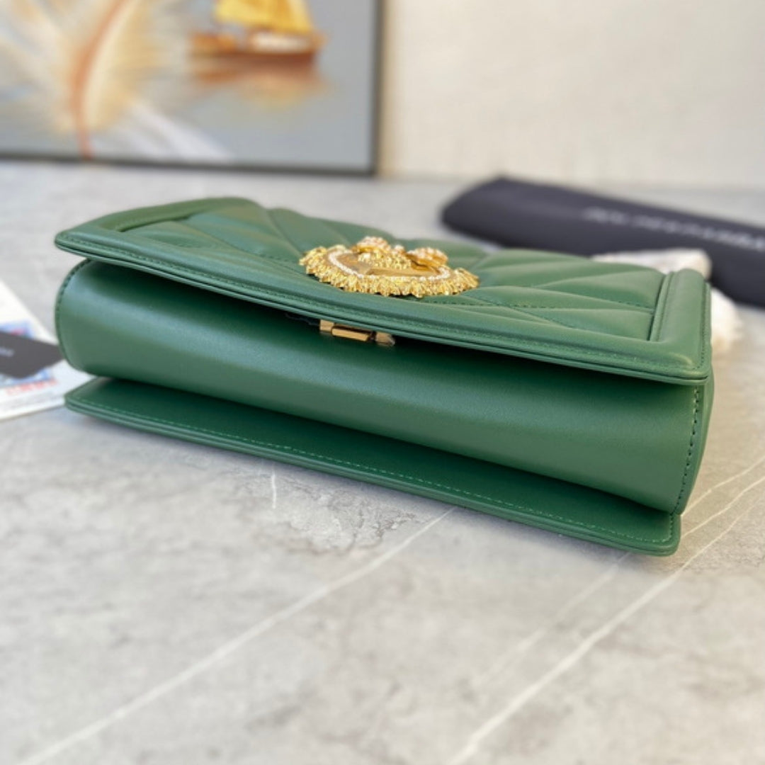 DG Devotion Small Green Bag 26cm