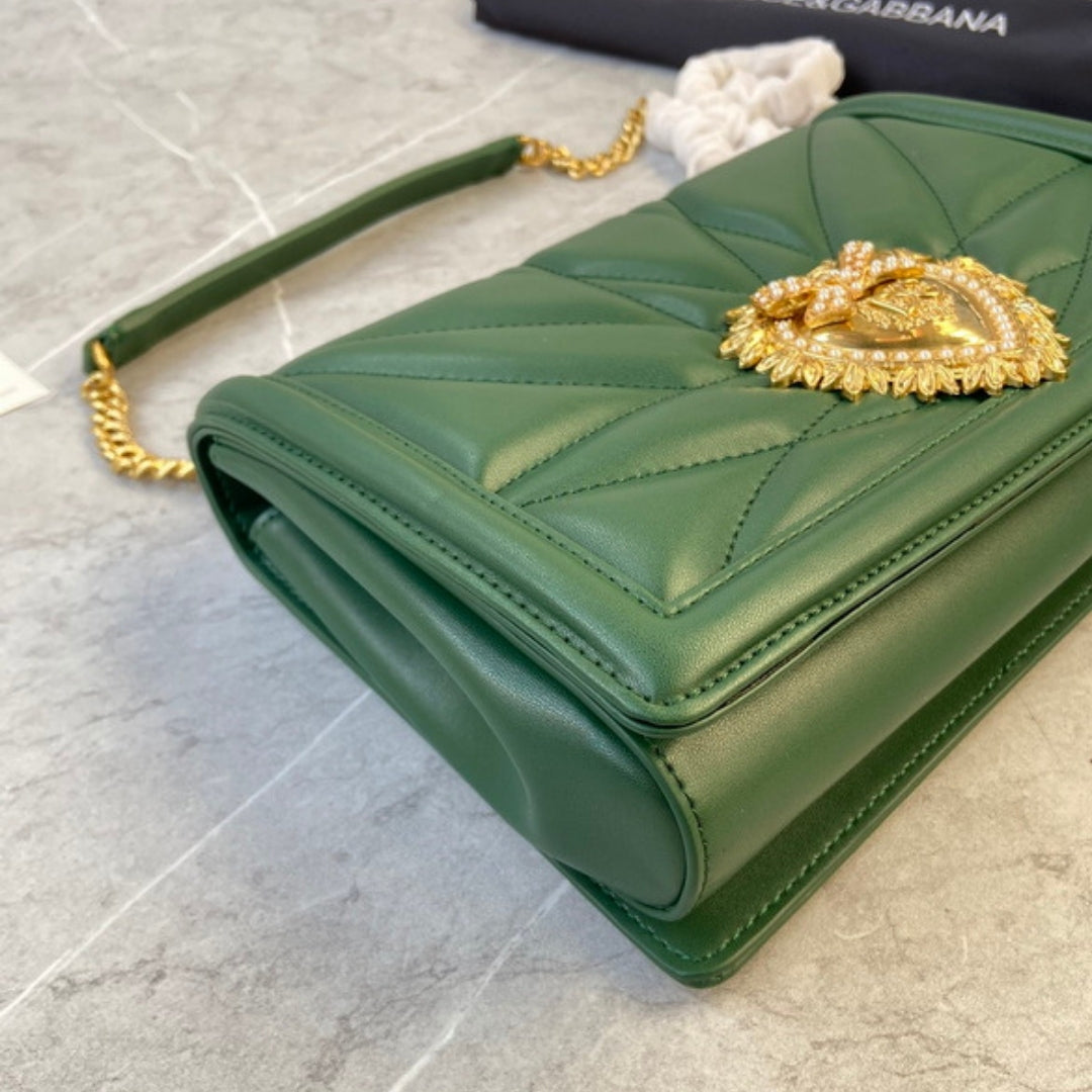 DG Devotion Small Green Bag 26cm