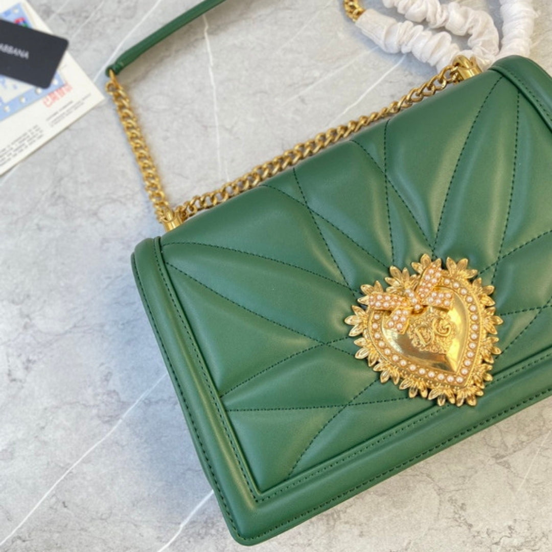 DG Devotion Small Green Bag 26cm