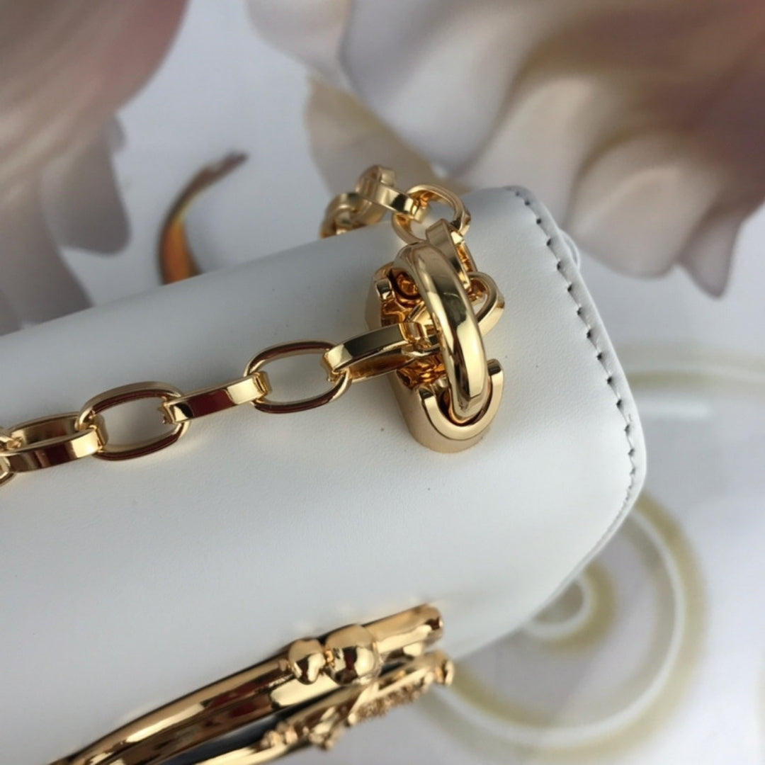 DG Girls White Crossbody Bag 21cm