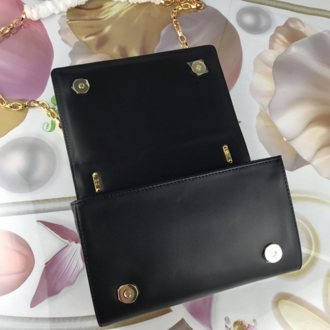 DG Girls Black Crossbody Bag 21cm