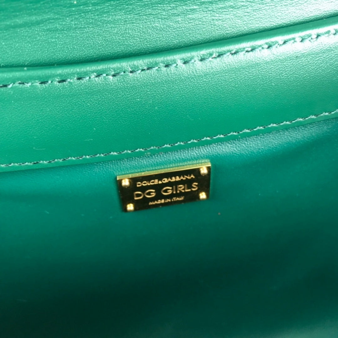 DG Girls Green Crossbody Bag 21cm