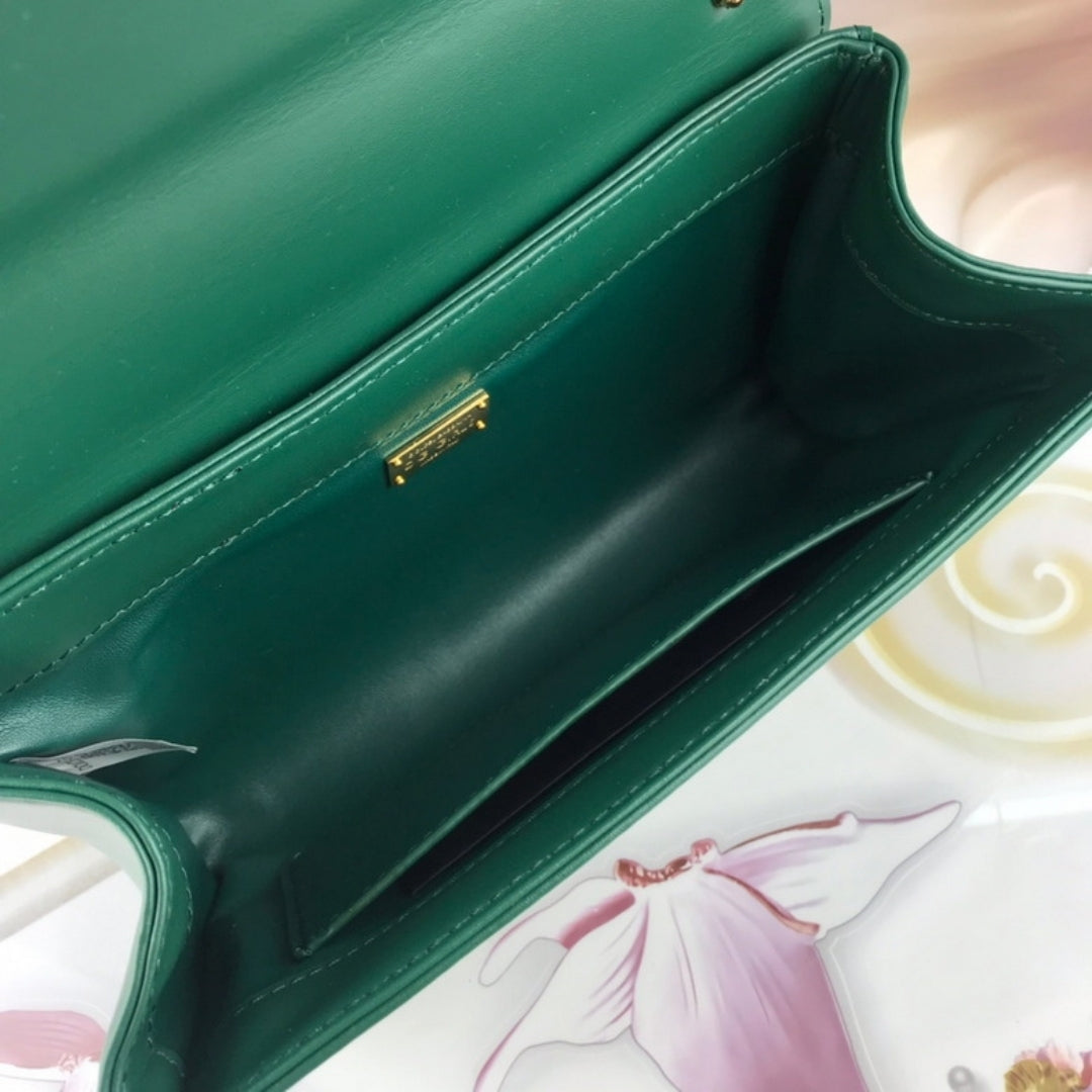 DG Girls Green Crossbody Bag 21cm