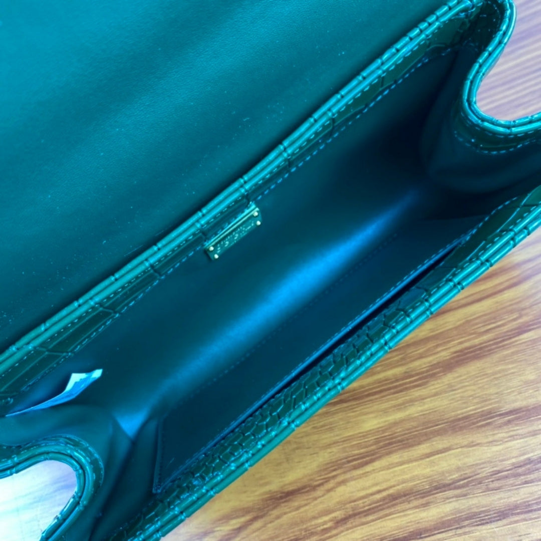 DG Girls Green Crossbody Bag with Details 21cm
