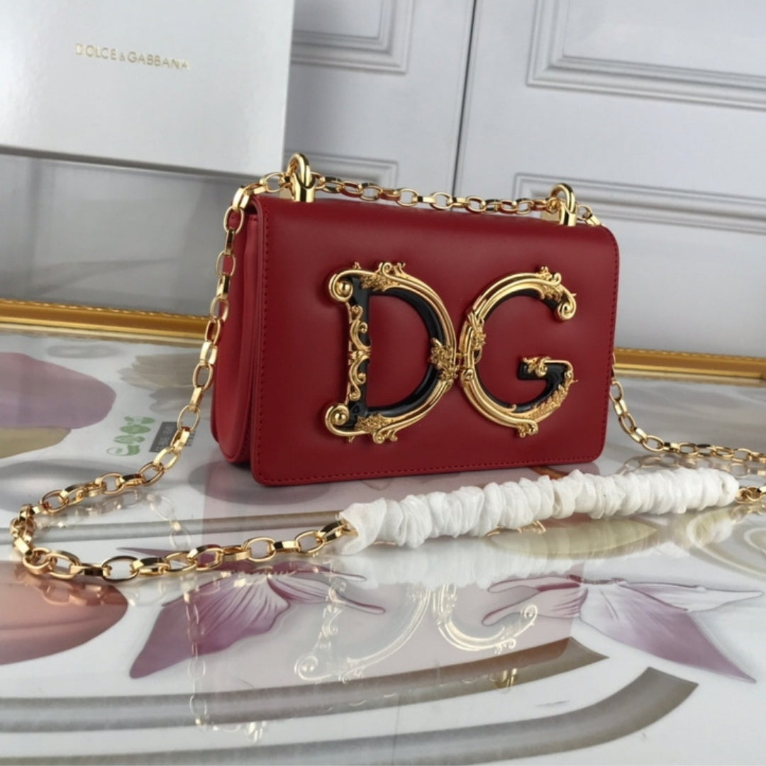 DG Crossbody Bag Girls Red 21cm