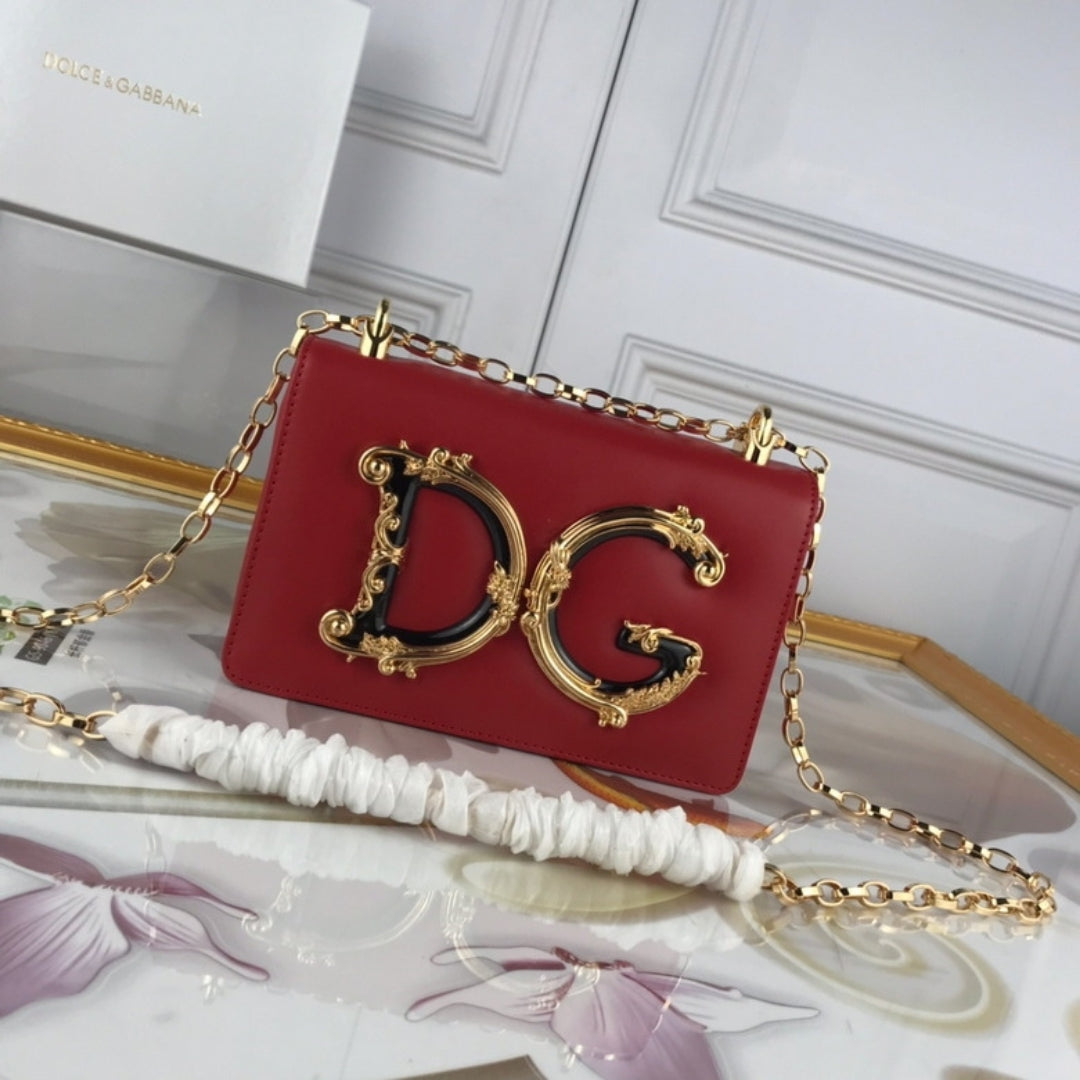 DG Crossbody Bag Girls Red 21cm