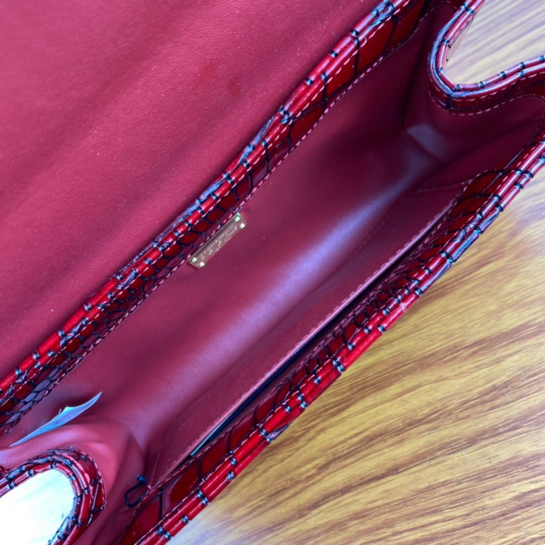 DG Girls Red Crossbody Bag with Details 21cm