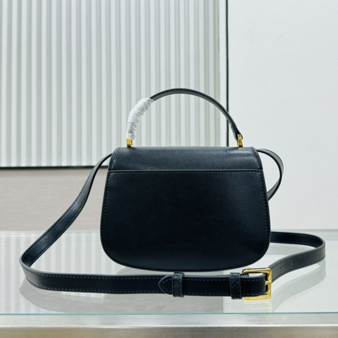 Dio 30 Montaigne Avenue Top Handle Bag Black 19cm