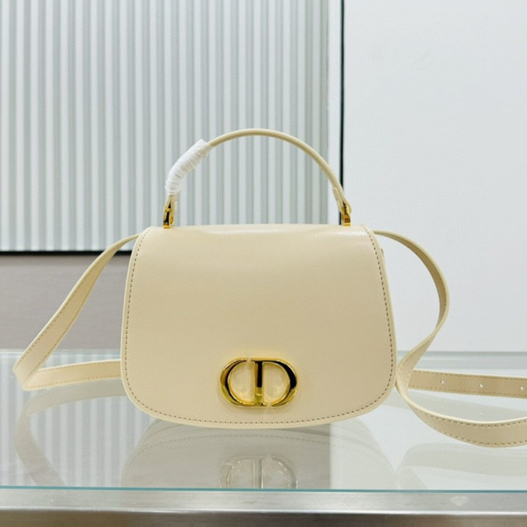 Dio 30 Montaigne Avenue Top Handle bag beige 19cm