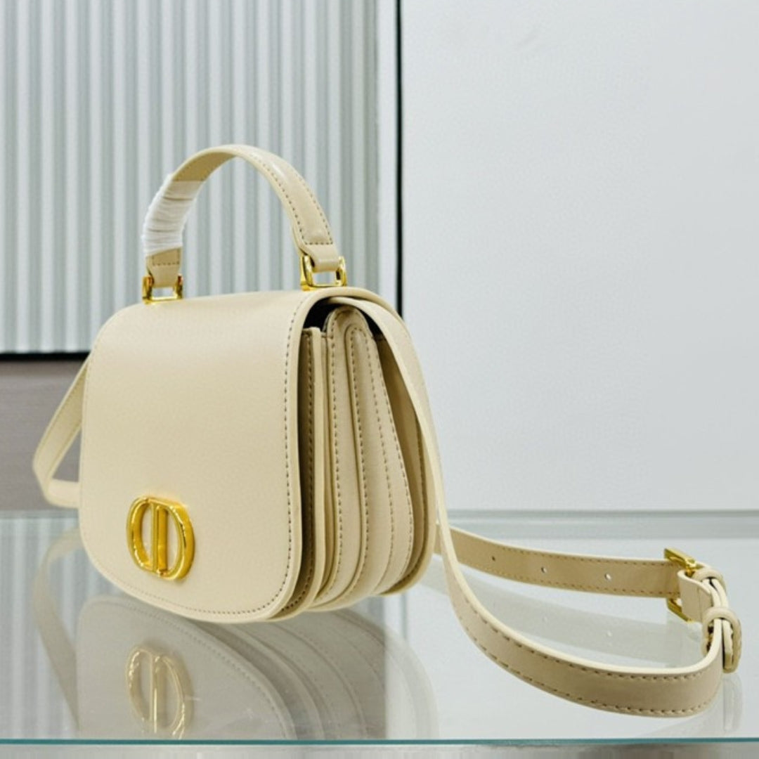 Dio 30 Montaigne Avenue Top Handle bag beige 19cm