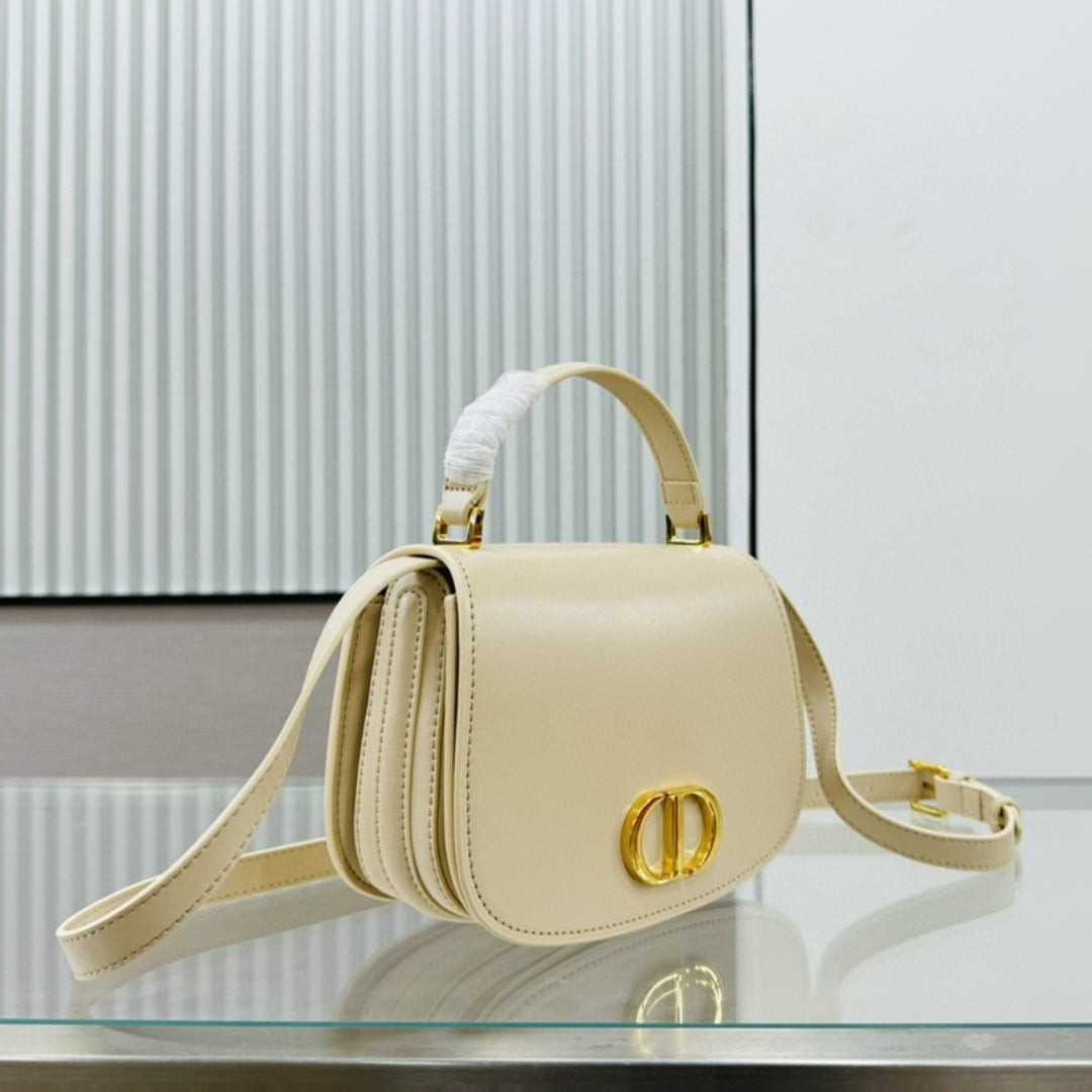 Dio 30 Montaigne Avenue Top Handle bag beige 19cm