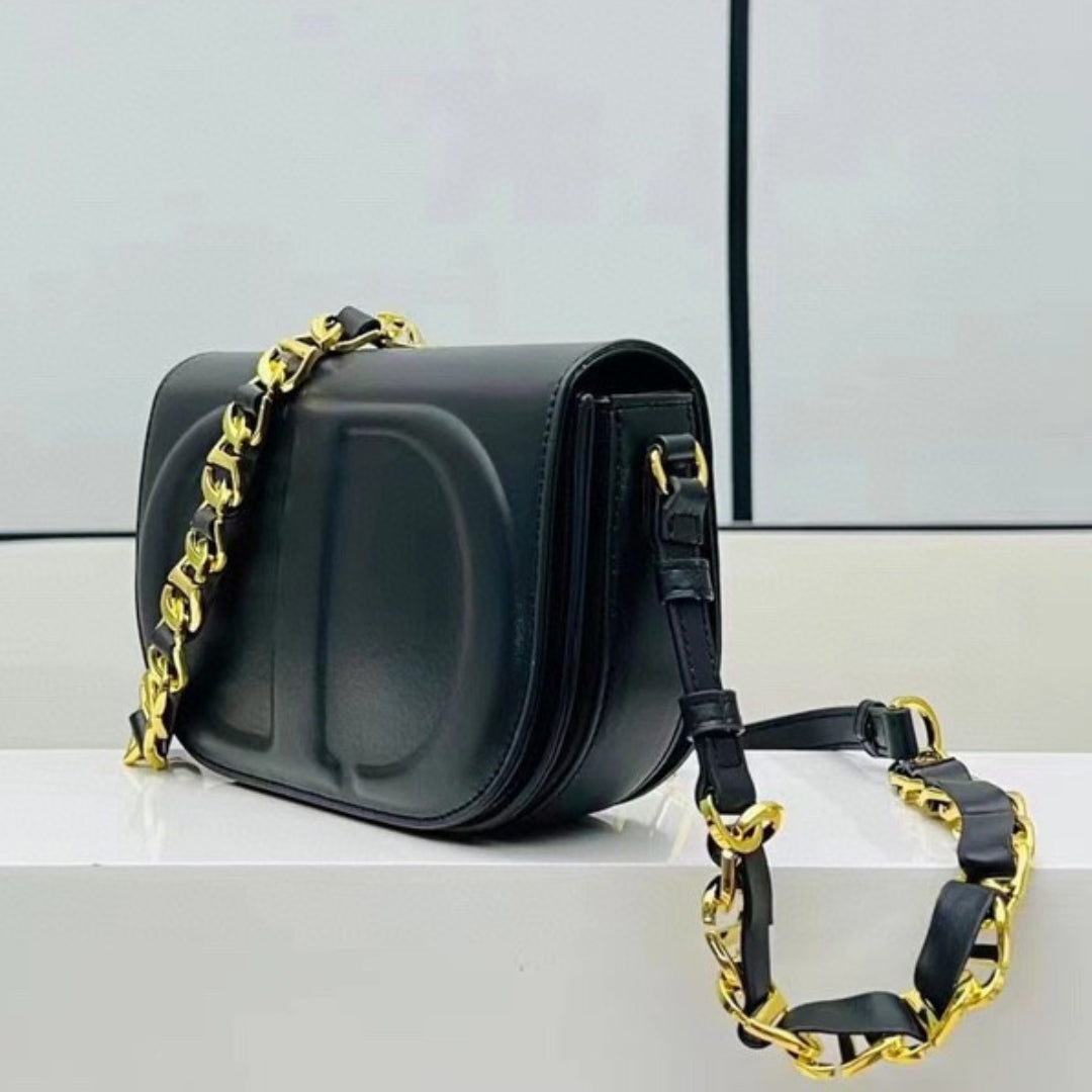 Dio Signature Black Bag 19cm
