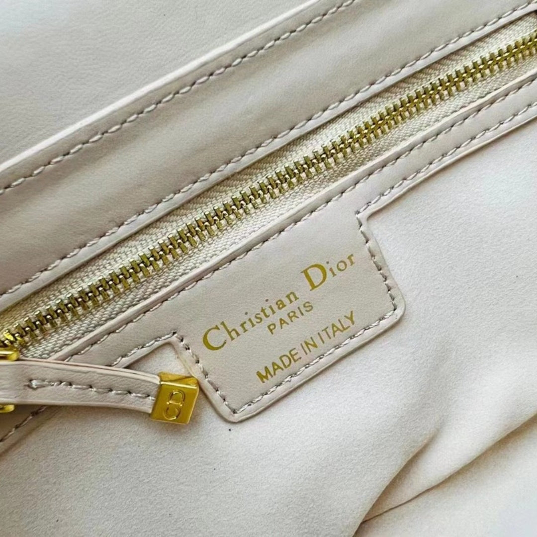 Bolsa Dio Signature bege 19cm