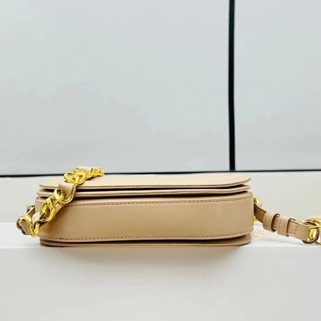 Bolsa Dio Signature bege 19cm