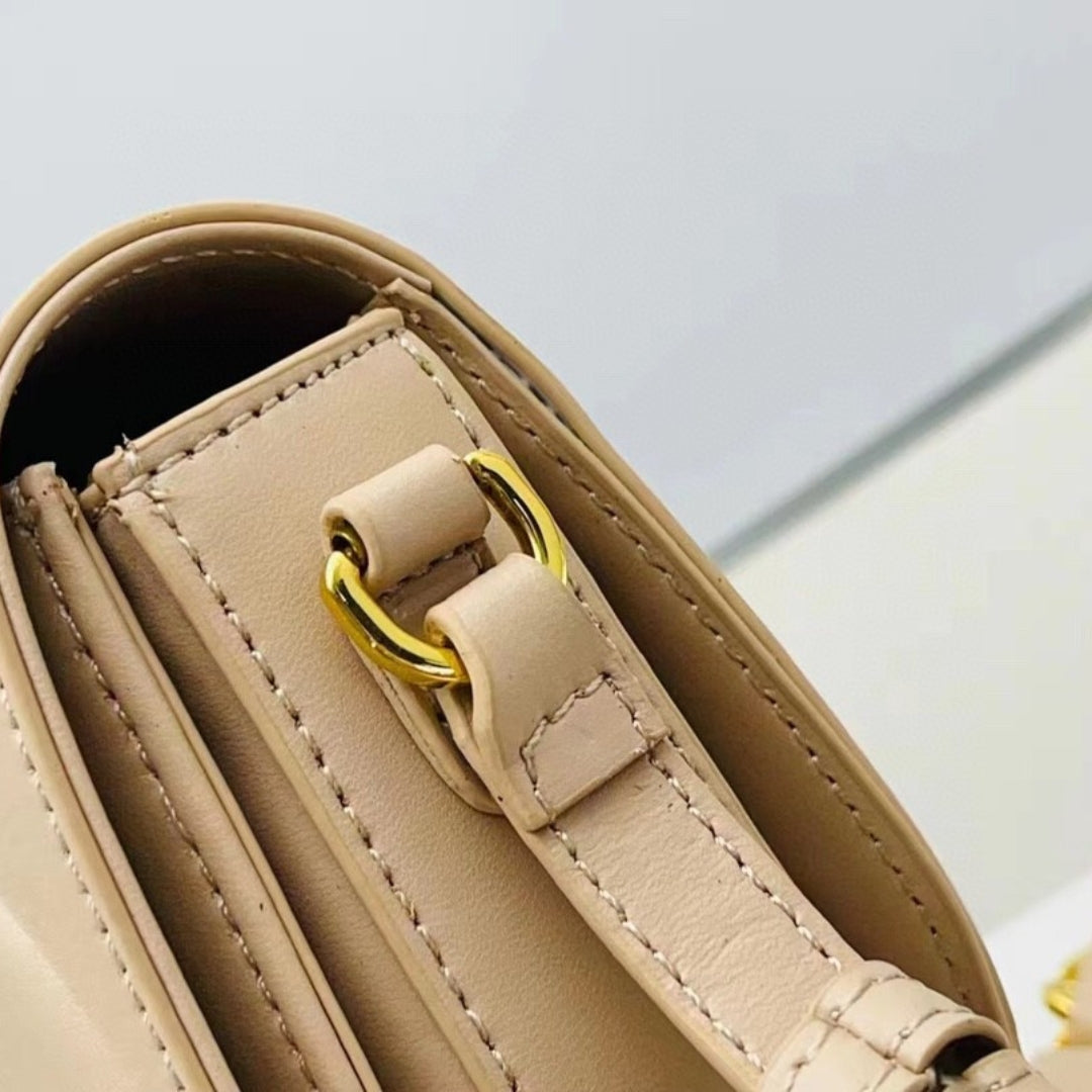 Bolsa Dio Signature bege 19cm