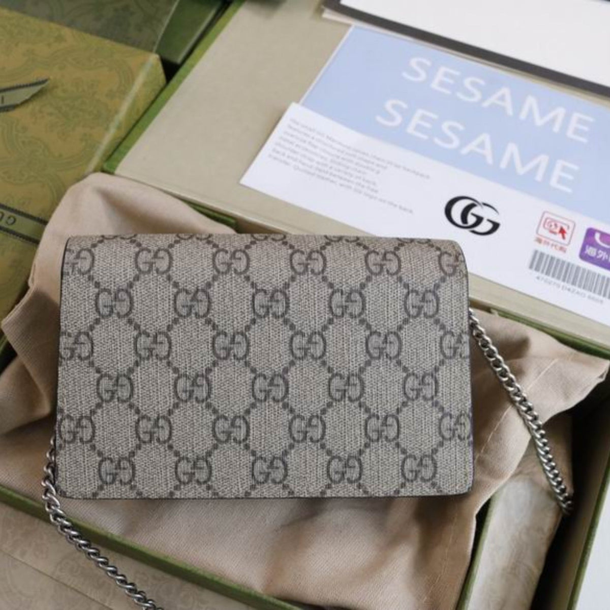 GG Dionysus canvas Mini bag 16.5cm