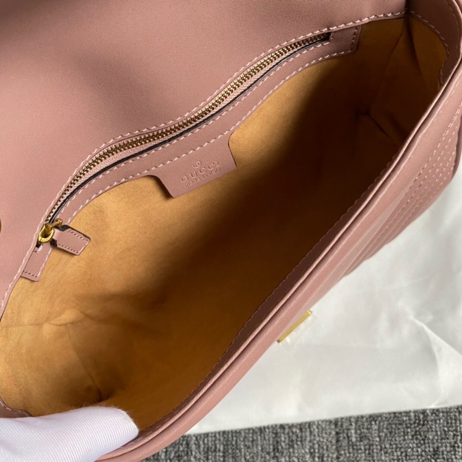 GG Marmont Small Dusty Pink Bag 26cm