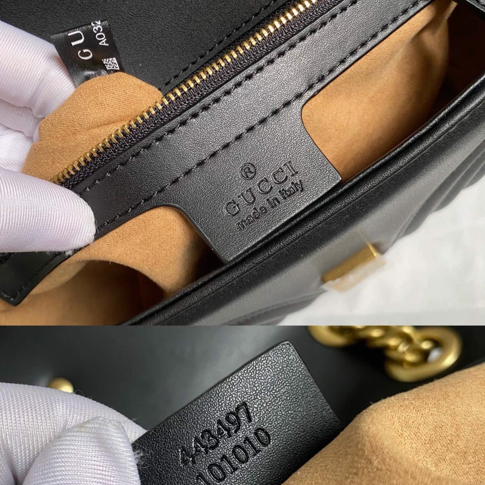 GG Marmont Small Black Bag 26cm