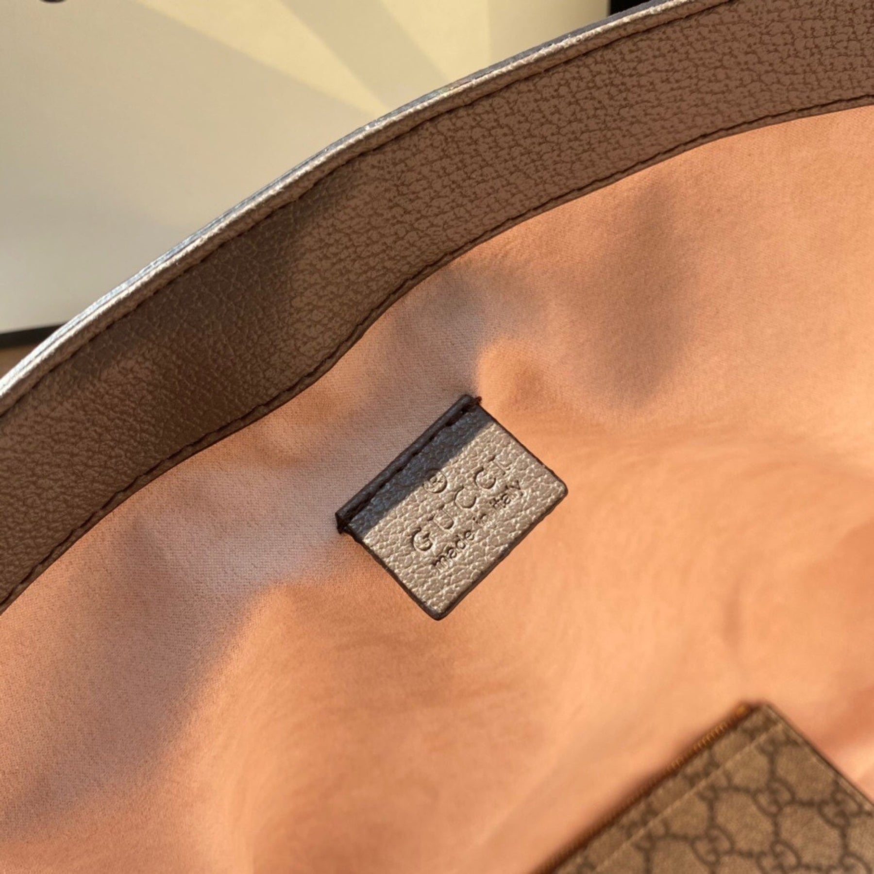 GG Ophidia Tote Media Supreme Beige Green and Red Web Bag