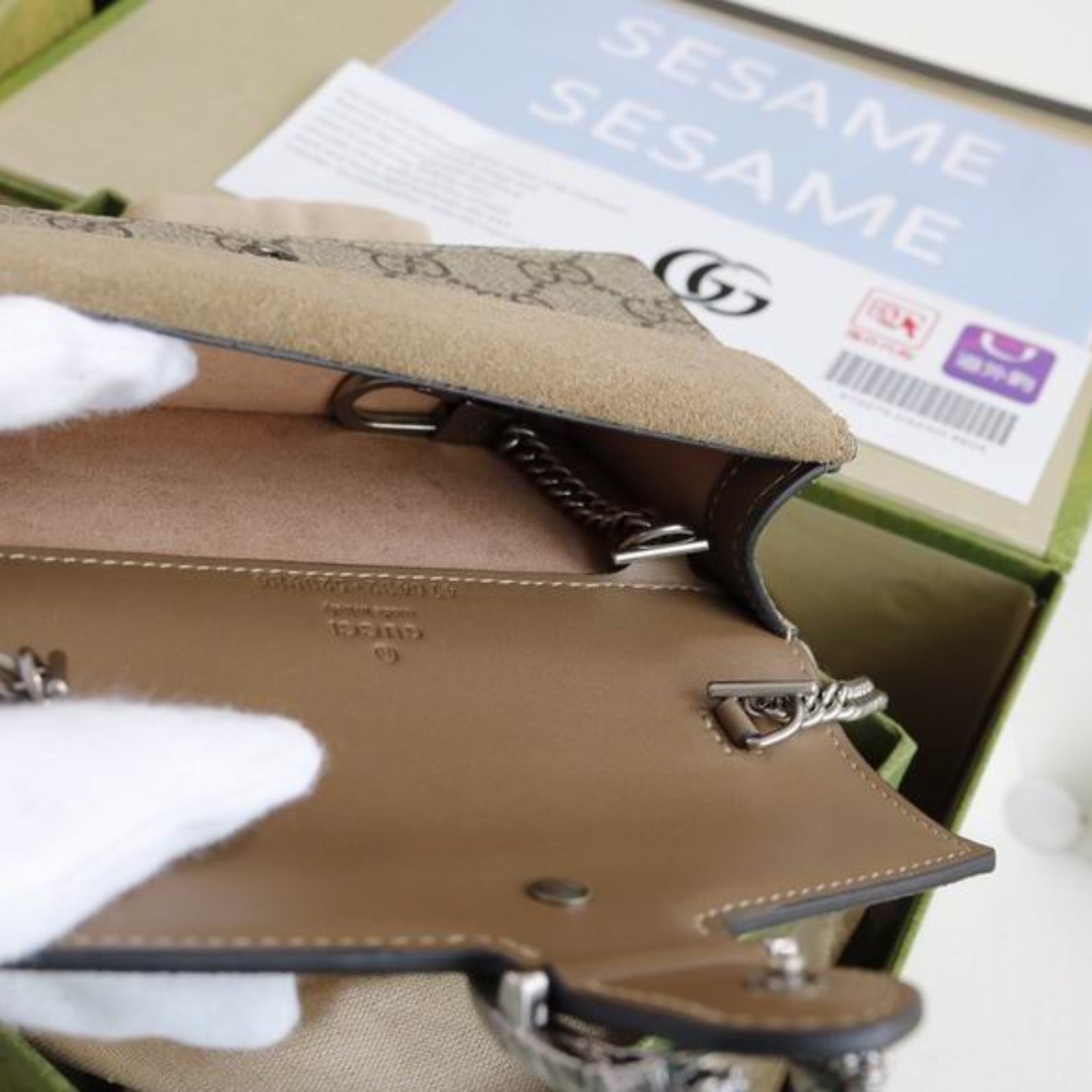 GG Dionysus canvas Mini bag 16.5cm