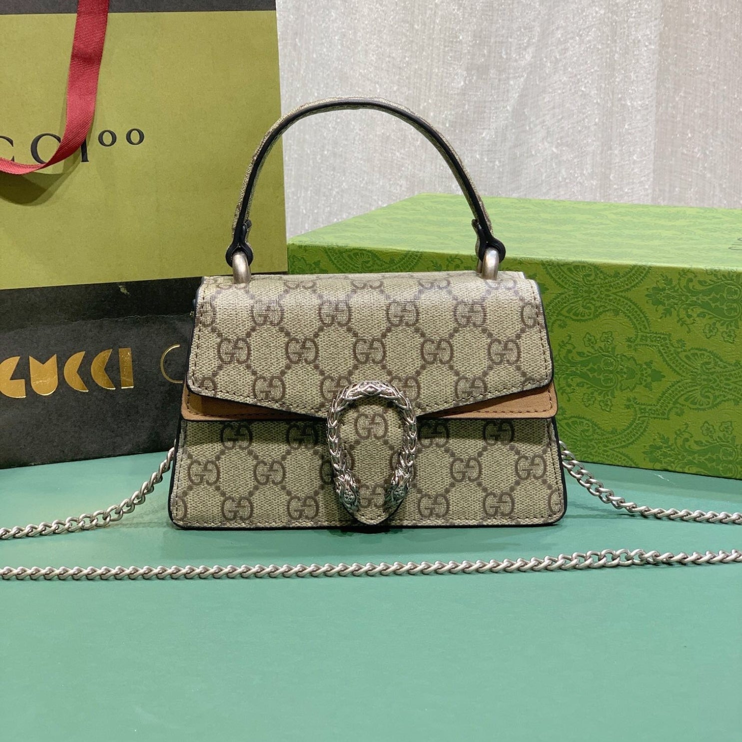 GG Dionysus canvas Mini bag 18cm