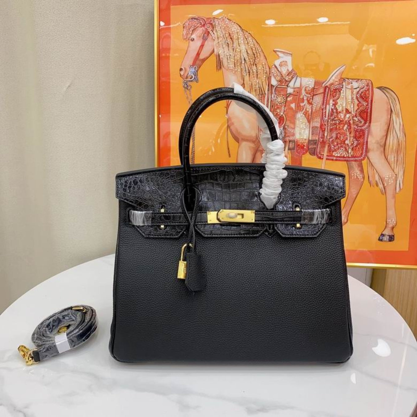 HRMS Birkin Bag Black I