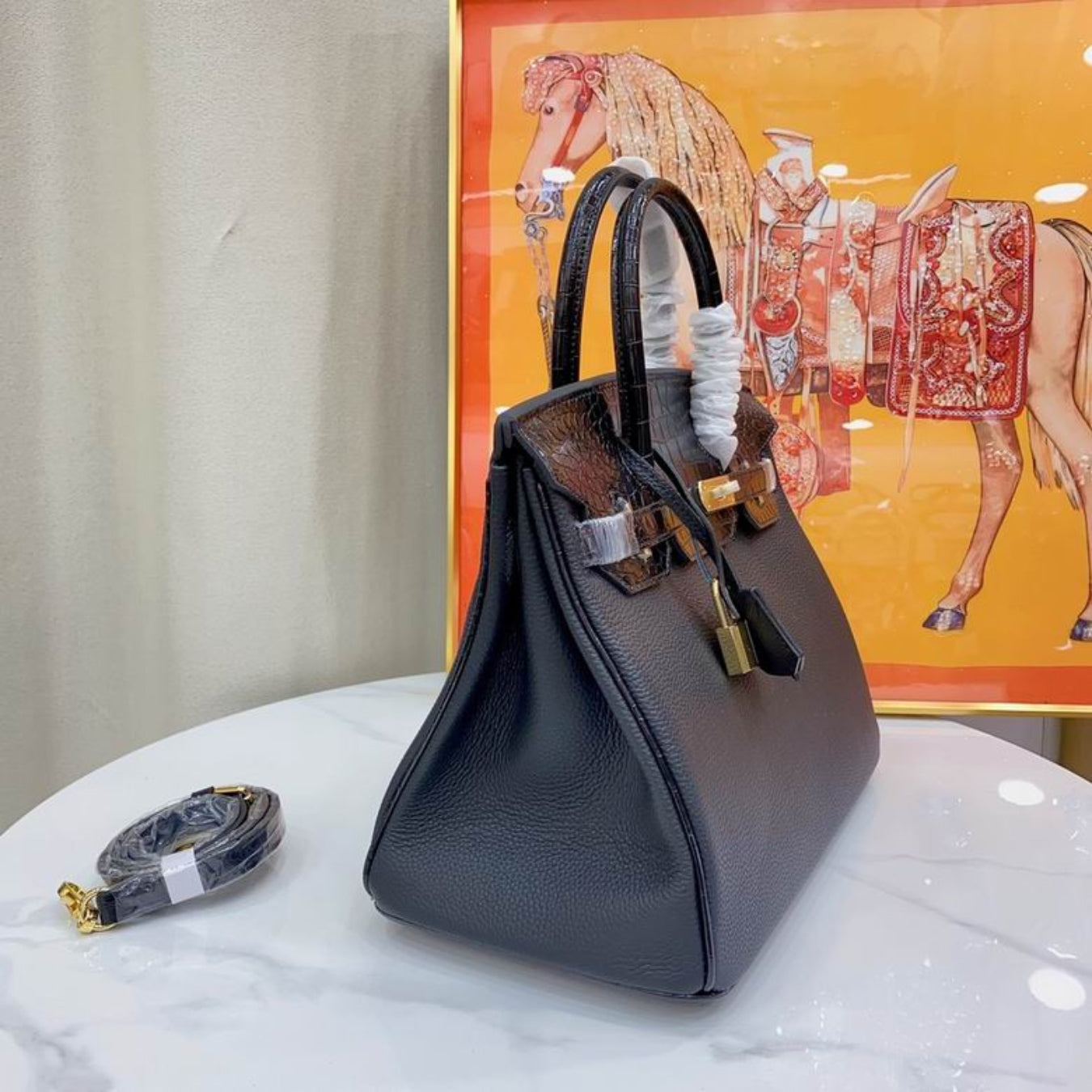 HRMS Birkin Bag Black I