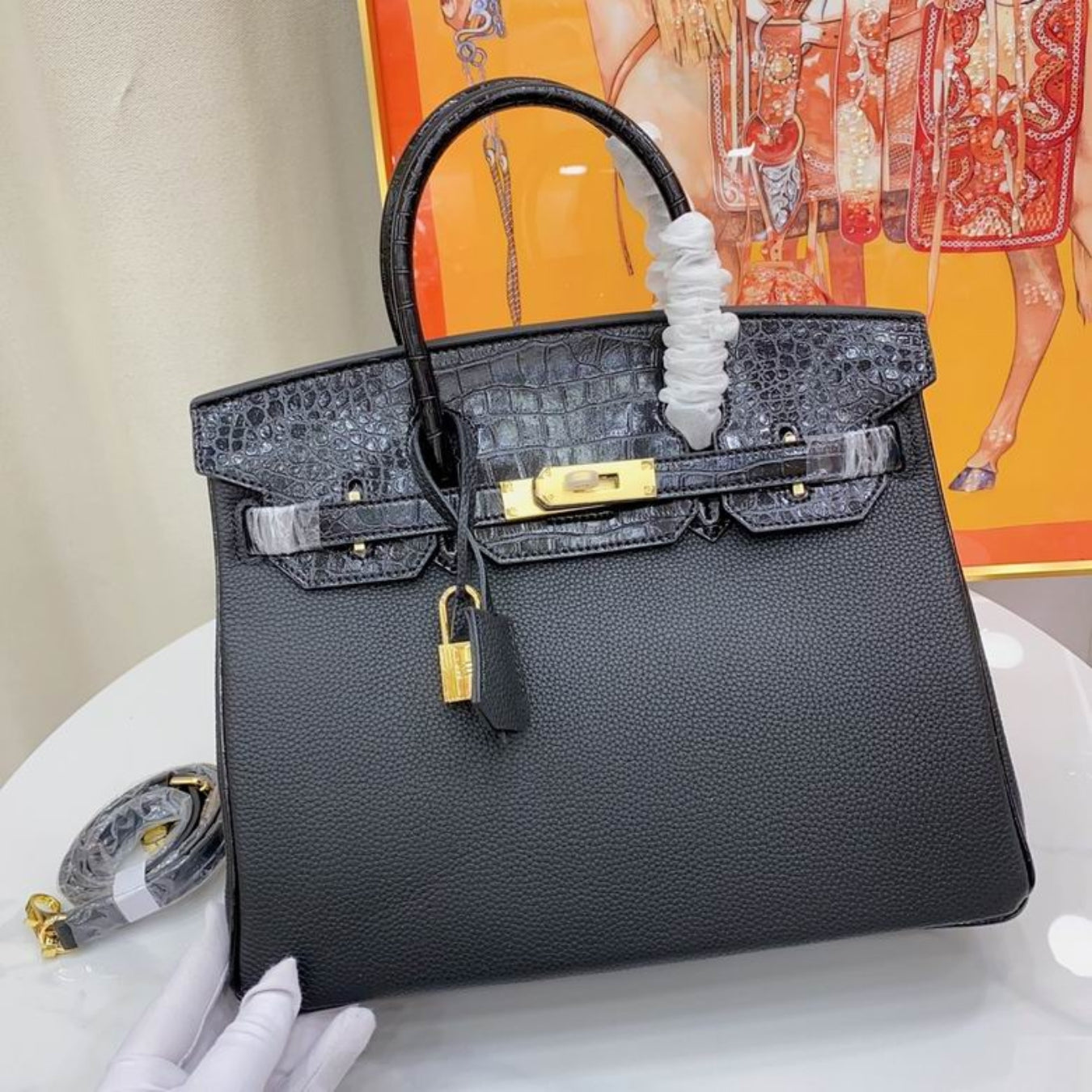 HRMS Birkin Bag Black I