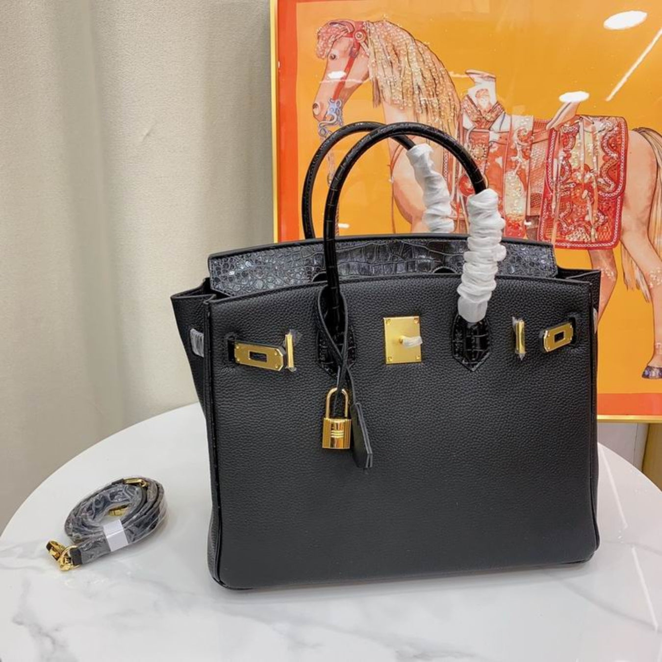HRMS Birkin Bag Black I
