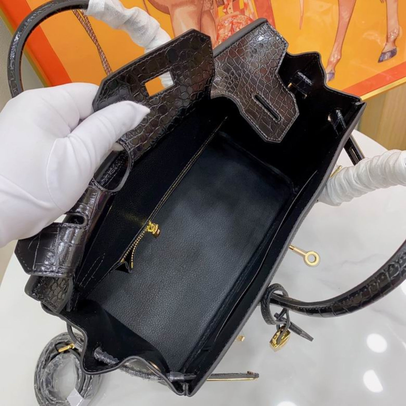 HRMS Birkin Bag Black I