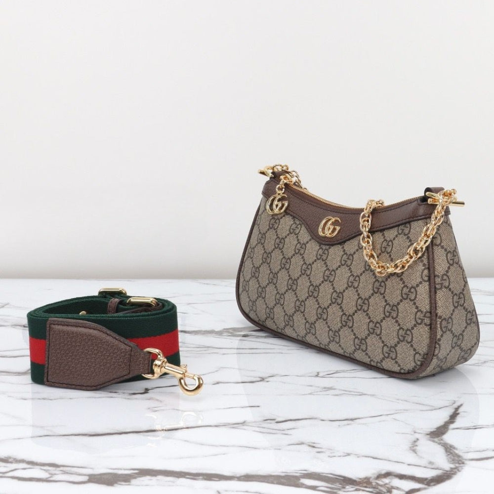 GG Mini Ophidia Bag with extra strap and 25cm Canvas