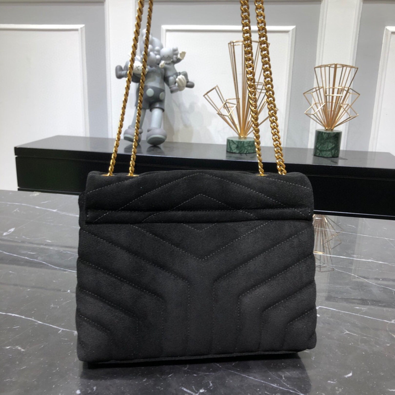 YSL LouLou Black Crossbody Bag