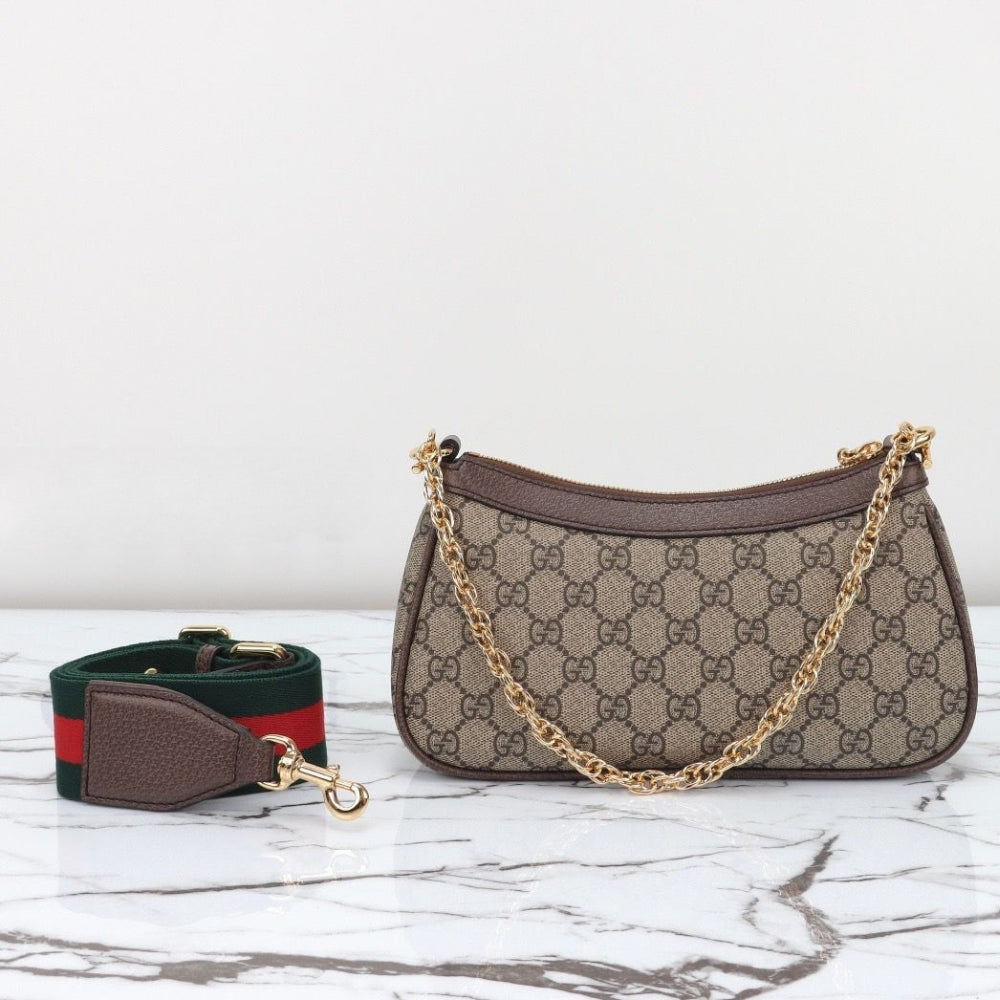 GG Mini Ophidia Bag with extra strap and 25cm Canvas