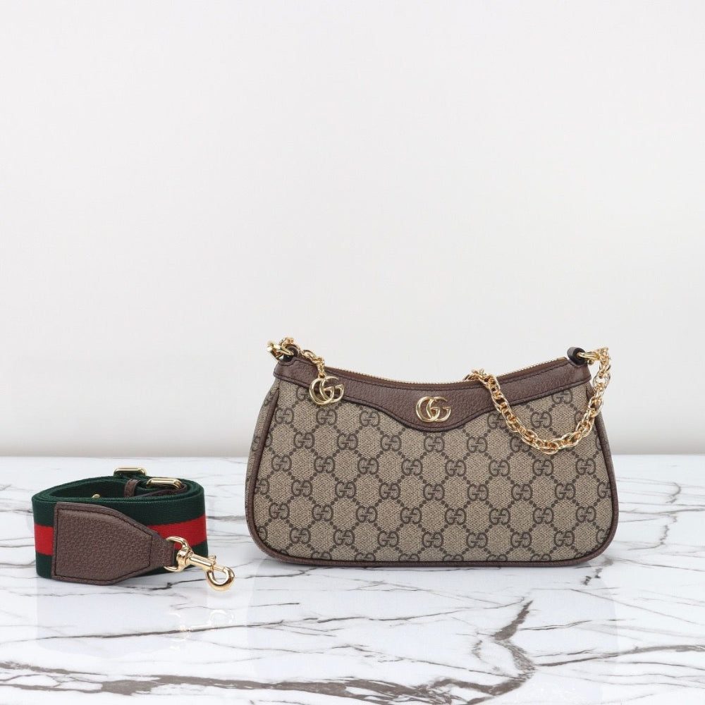 GG Mini Ophidia Bag with extra strap and 25cm Canvas