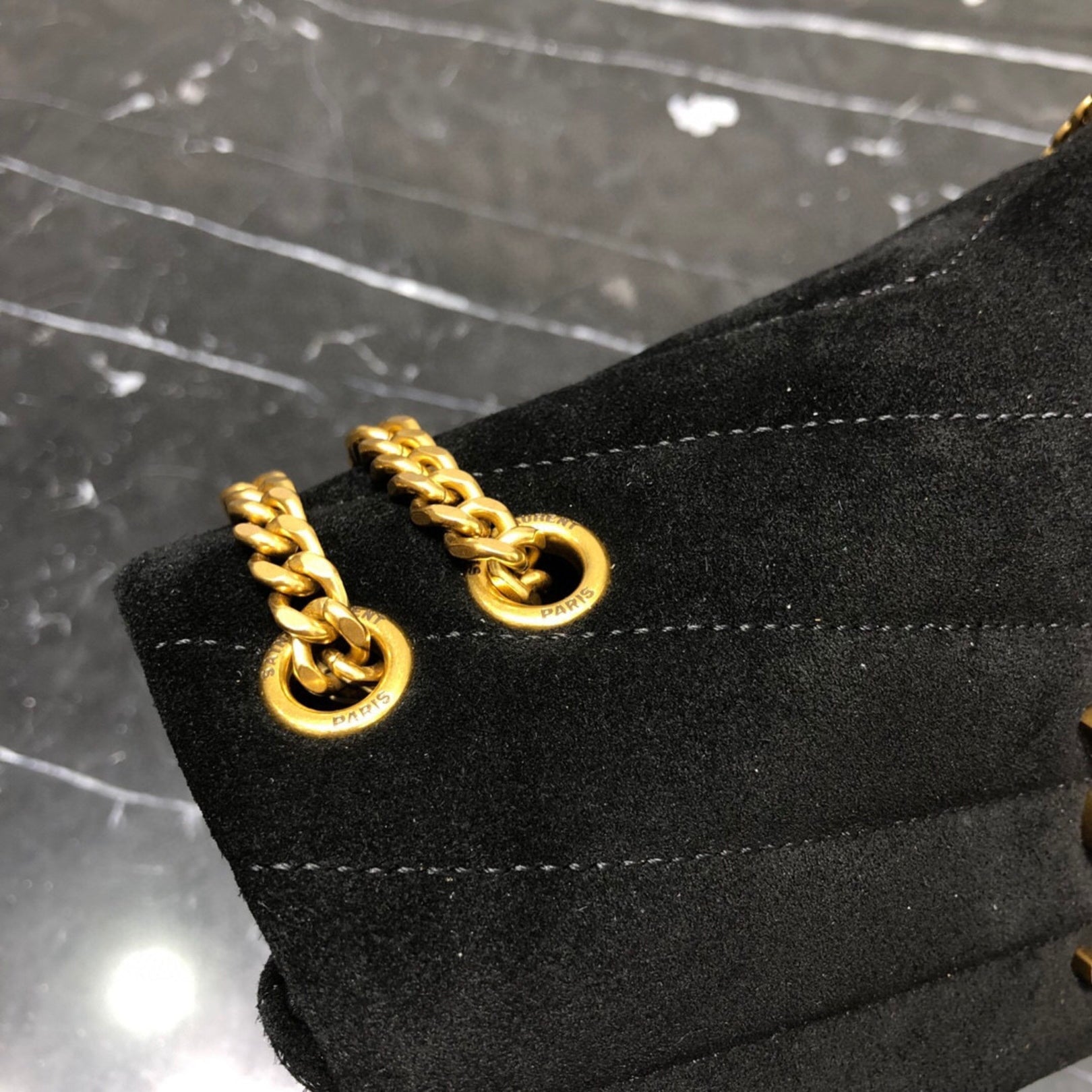 YSL LouLou Black Crossbody Bag