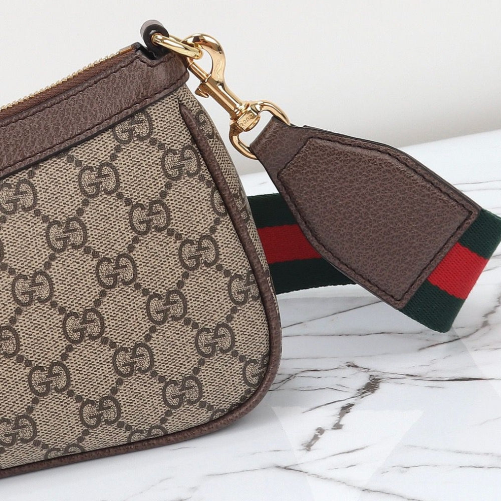 GG Mini Ophidia Bag with extra strap and 25cm Canvas