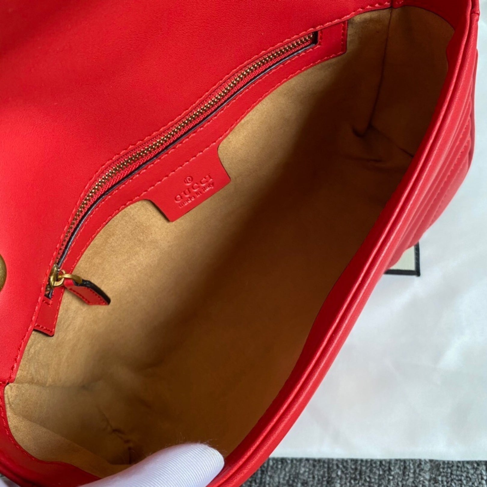 GG Marmont Small Red Bag 26cm