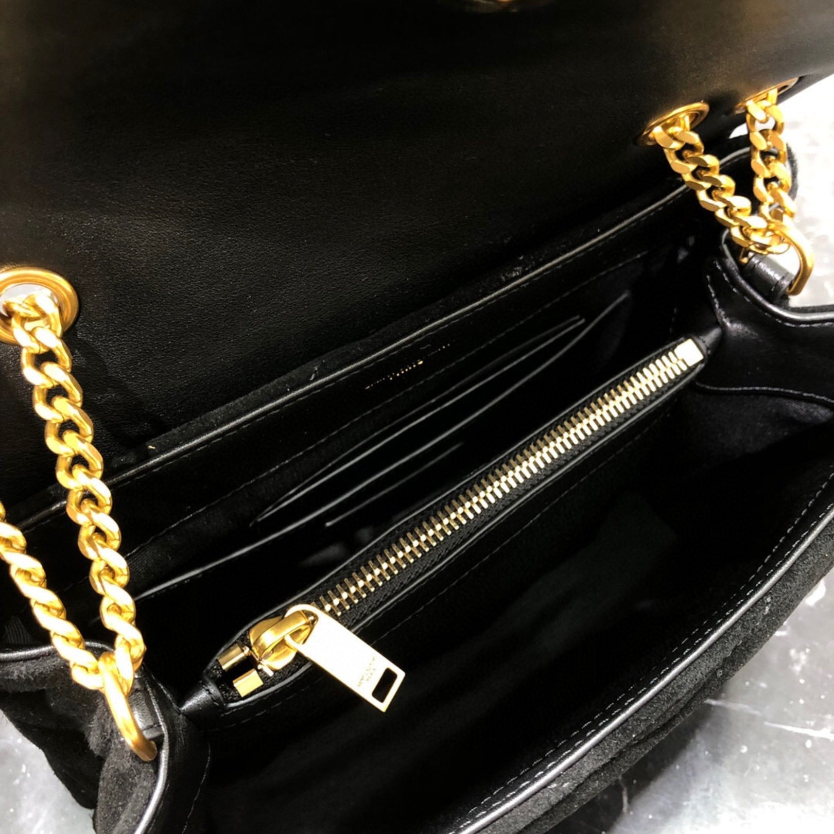YSL LouLou Black Crossbody Bag