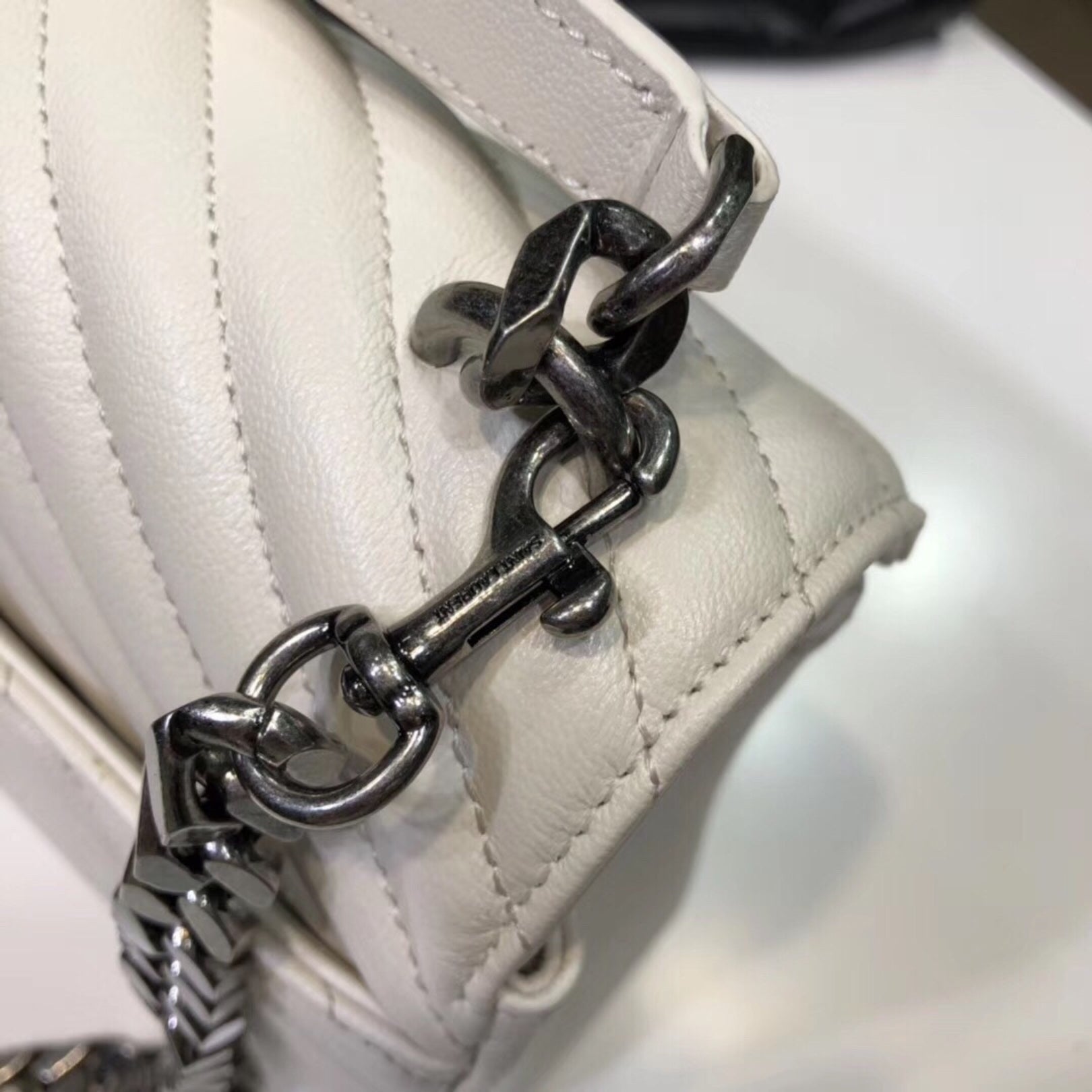 YSL College Medium White Scholarship