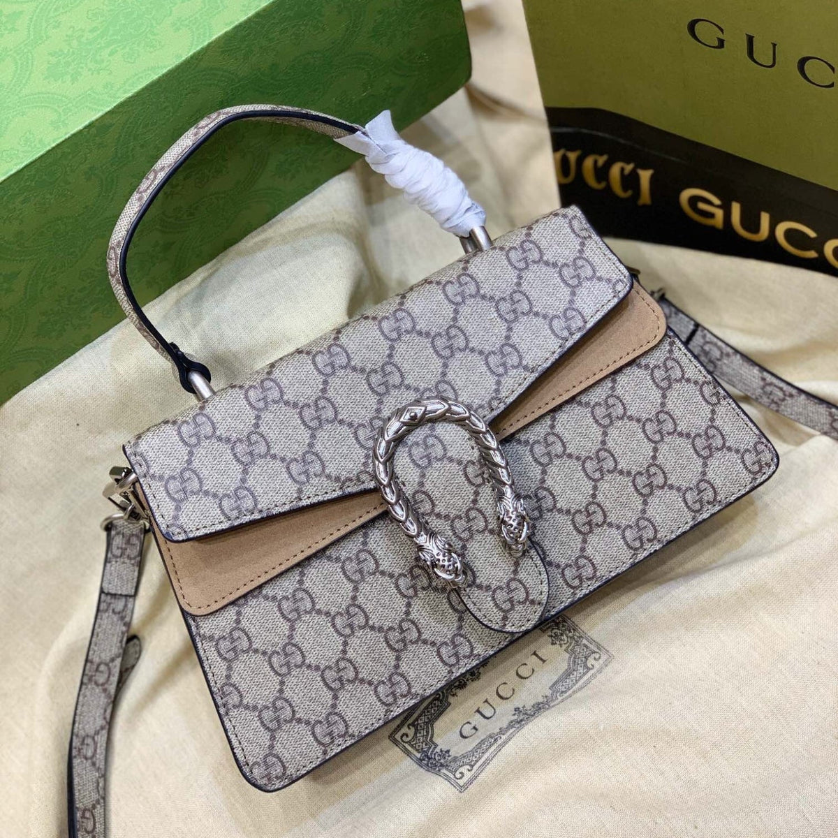 GG Dionysus canvas bag small 24cm