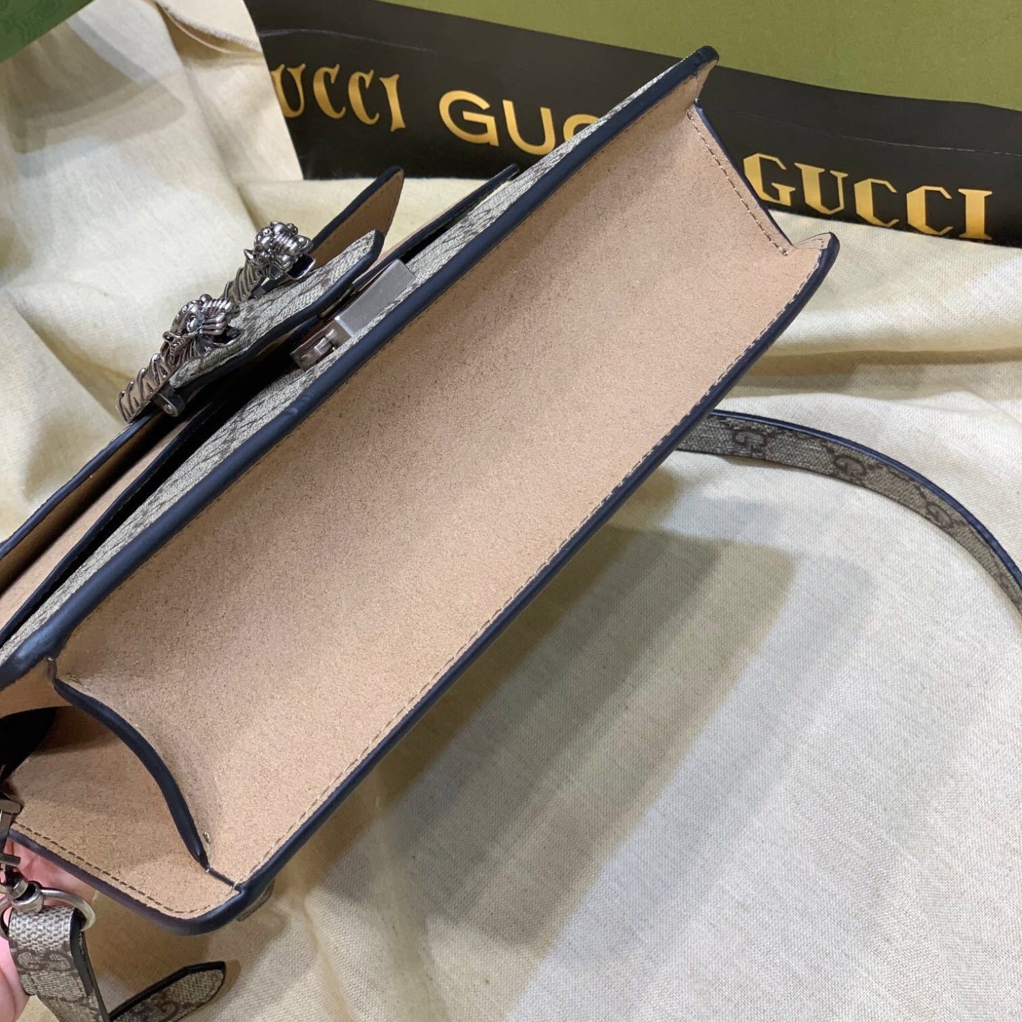 GG Dionysus canvas bag small 24cm