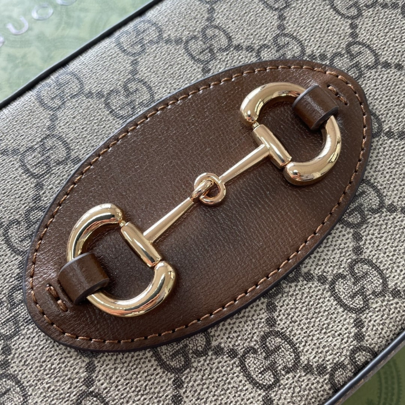 GG Horsebit canvas 1955 shoulder bag, small 20cm