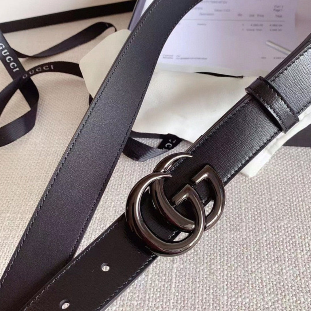 GG Black with Black Belt 3cm wide