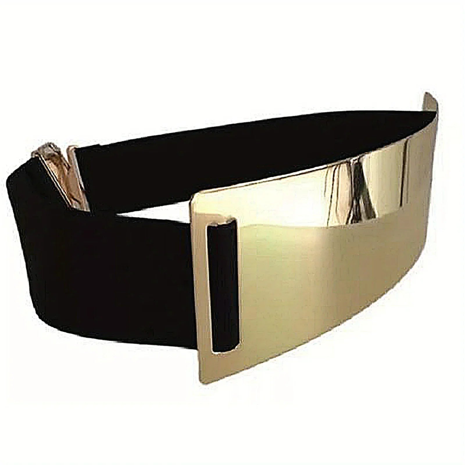 Luxury Metallic Glossy Women's Belt