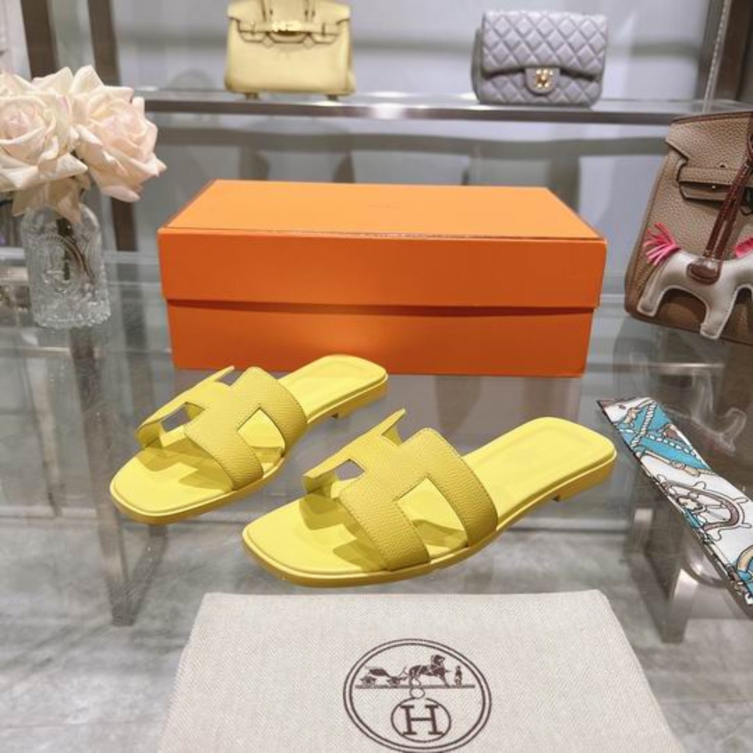 HRMS Oran Light Yellow Sandal