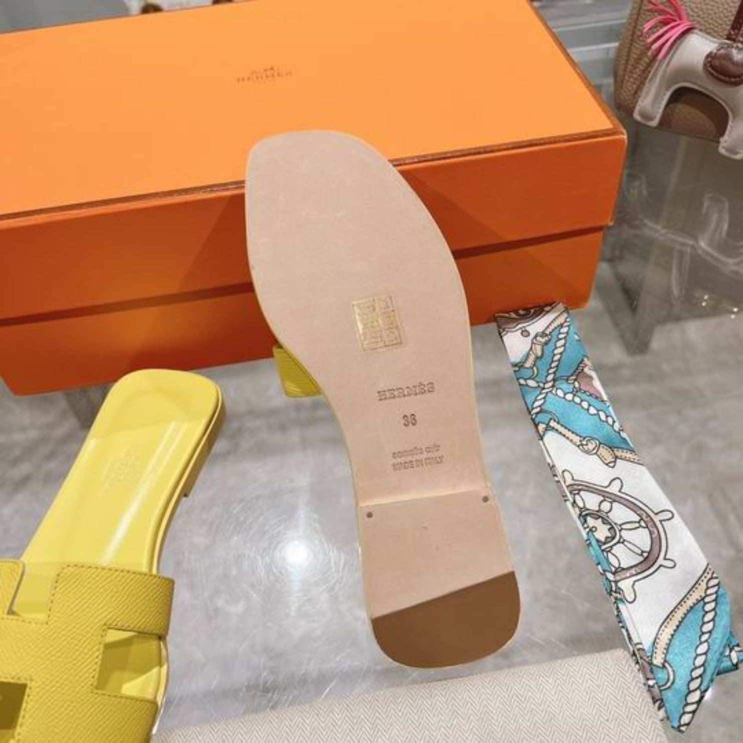 HRMS Oran Light Yellow Sandal