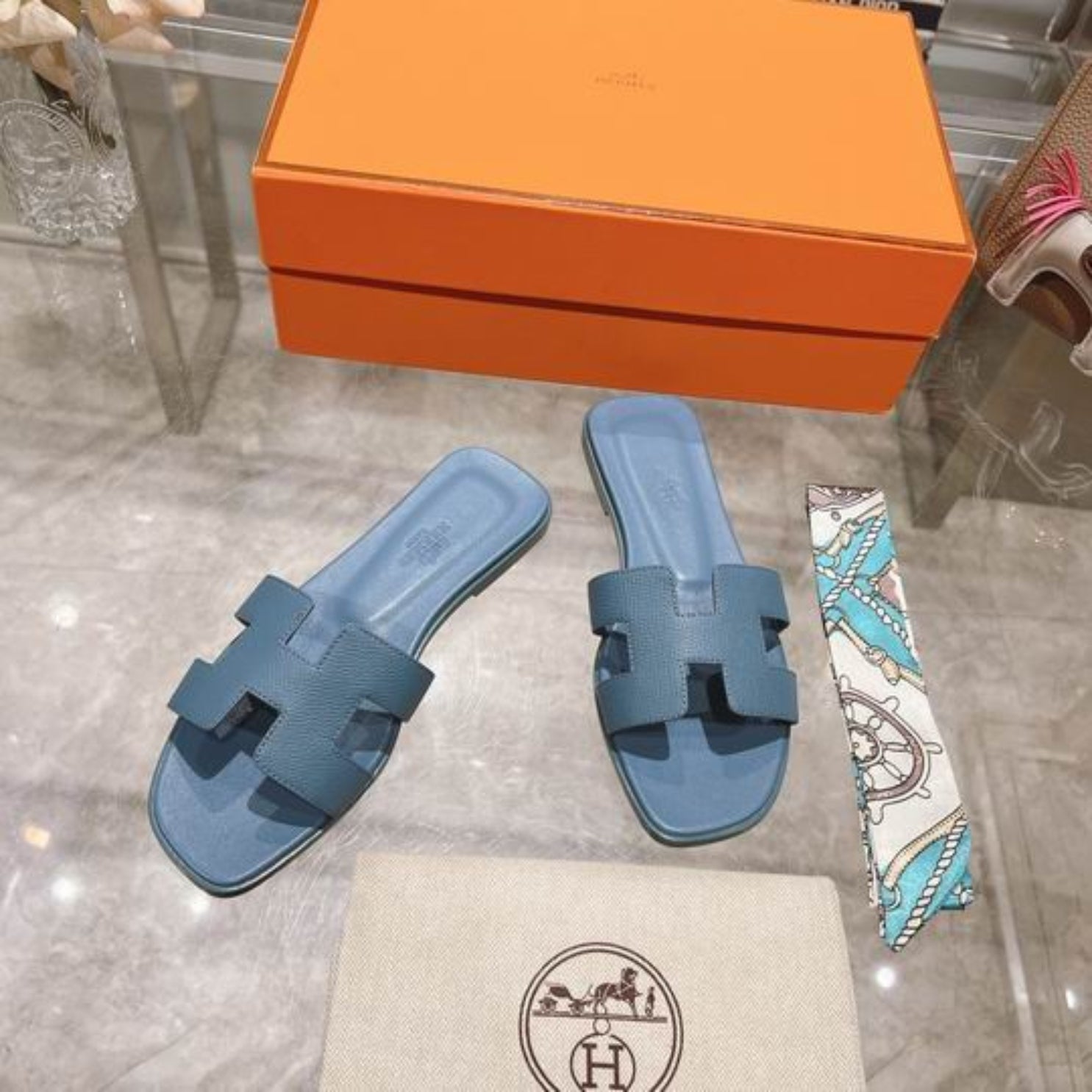 HRMS Oran Blue I Sandal